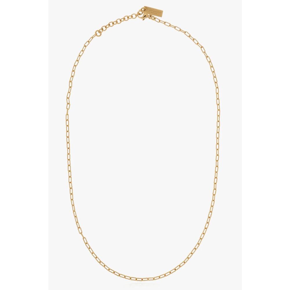 New in Box $350 Saint Laurent Short Rectangular Chain Necklace